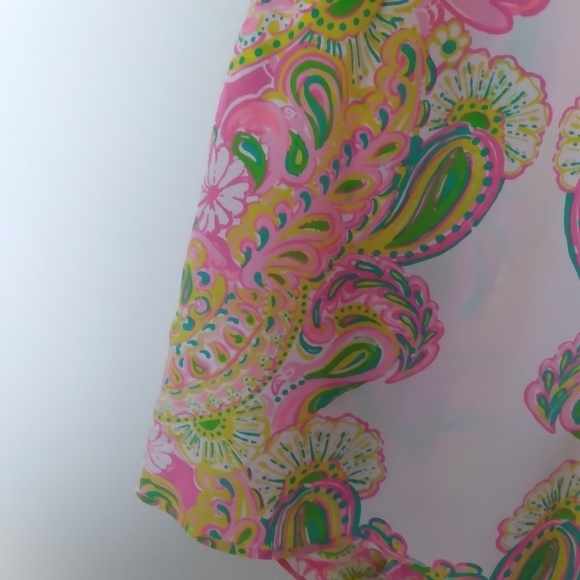 Lilly Pulitzer Iona Sleeveless Silk Shell Blouse Size XS - Picture 8 of 12